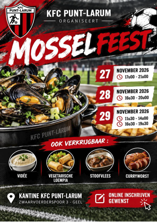 Mosselfeest 2026